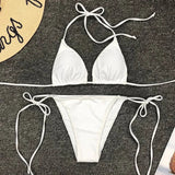 Sexy Neon Extreme Mini Micro String Bikini 2025 Women Swimsuit Female Swimwear Two-Piece Bikini Set Bathing Suit Swim Beach Wear