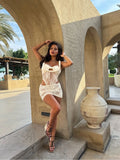 Buckle Off Shoulder Bikini With Skirt Women Swimsuit 2025 Trend Biquini Swimwear Lady Holiday Bath Suit Female Beachwear Outfits