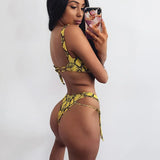2026 High Cut Micro Thong Bikini Female Thong Bikinis Swimsuit Women Swimwear Two-pieces Bikini Set Brazilian Bathing Suit Swim