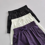 Women's Summer Sports Fitness Short Quick Dry Loose Anti Glare with Pocket Style New Pants