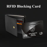 5Pcs RFID Blocking Card Ultra Thin NFC Debit Credit Card Passport Protector RFID Card Blocker for Passport Case Purse