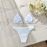 New White Sexy Bikinis Swimsuits Women's Swimwear Push Up Female Beach Swim Wear Bathing Suits Brazilian Bikini Set Pool Bather