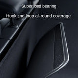 Kcimo PU Leather Car Trunk Storage Bag Foldable Tools Organizer Multifunctional Storage Suv Back Seat Hanging Organizer