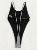 Extreme Mini Micro String Backless Women Swimwear One Piece Swimsuit Female High Cut Monokini Thong Bathing Suit Swim Beachwear