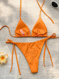 New Retro Polka Dot Tie Side Bikini Set for Women, Sexy Push Up Halter Neck Swimwear, High Waist Beach Bathing Suit, Summer