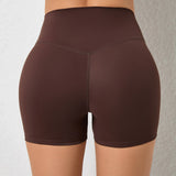 Yoga Shorts Gym Sports Shorts Women High Waist Workout Fitness Short Leggings Running Cycling Tight Soft Sportswear
