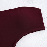 2026 One Shoulder Swimsuit One Piece Sexy Solid Swimwear Women Bandage Bathers Bathing Swimming Swim Suit Beachwear Summer