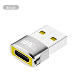 Elough USB To Type C OTG Adapter USB C Female to USB A Male Converter For PC Samsung Xiaomi 100W Fast Charging Adaptador USB 2.0