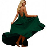 Women Fashion Oversized Dress For Womens Summer Trendy Solid Color Sleeveless Backless Dresses Beach Holiday Wear Sundress