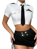 Sexy Slim Fit Bodycon Shorts Sets Elegant Pure Desire Role Play Short Sleeved Shorts Sets Charming Nightclub Wear Beautiful YVU5