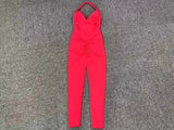 Women's Seamless Yoga Jumpsuits Sports Fitness Peach Hip-lifting Beauty Backless One-piece Pocket Tight Workout Gym Bodysuit