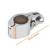 316 Stainless Steel Fitting Boat Bimini Top Hinged 22mm 25mm 30mm 32mm Jaw Slide Easy Install Marine Hardware