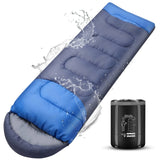 All Season Cotton Sleeping Bag With Compression Sack For Outdoor Camping