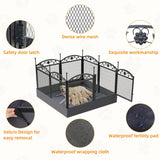 BINGOPAW 8-Panel Heavy Duty Dog Playpen Outdoor Indoor Metal Fence
