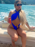Cross Backless Extreme Micro Thong Female Swimwear One Piece Swimsuit Women Monokini High Cut Bathing Suit Swim Beach Bodysuit