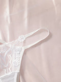 2pcs Ladies' New Lace Sexy Black And White Embroidered Flower Print Sexy Set Thong Underwear C2648