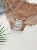 Transparent Floral Two Pieces Bras Panties Set Clothing Sexy Underwire Push Up Lingeries For Women A2123