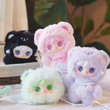 Yooki Take a Bite of Bear Series Blind Box Cute Action Figure Surprise Mystery Bag Vinyl Plush Doll Pendant Home Ornaments Gifts