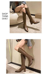 Pointed Toe Women High Boots Fashion Side Zippers Long Booties Ladies Elegant Party High Heel Shoes Winter Women's Footwear