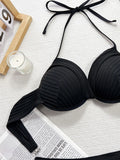Underwired Bra Cup Bikinis High Waist Bikini Women Swimsuit Female Swimwear Two Pieces Bikini Set Push Up Bathing Suit Swim Lady
