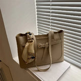 Winter Style Women's Retro Minimalist Tote Shoulder Bag 2025 Autumn Large Capacity Commuting Top-Handle Hand Bags for Women