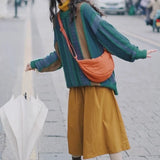 Nylon Hobos Women's Shoulder Dumpling Bag Large Capacity Travel Crossbody Half Moon Bags Outdoor Phone Pouch Handbags Wholesale