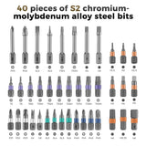 42 in 1 Ratchet Precision Screwdriver Wireless Cordless Magnetic Small Handle Portable Manual Hand Tool Kit for Household Repair