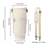 40oz Neoprene Water Bottle Carrier Bag For Stanley Quencher Cup Sleeve with Adjustable Shoulder Strap Water Bottle Holder Pouch