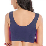Shockproof Push-up Wireless Yoga Daily Bra Women Bra Wide Shoulder Strap Hollow Out Lace Seamless Thin Anti-exposure Comfort