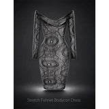 Women Sheer Mesh Long Sleeve Beach Cover Up, Sexy See-Through Fishnet Dress, Solid Bodycon  For Summer Beach Party