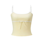 Women's Summer Tank Tops Casual Stylish Dots Print Sleeveless Square Neck Slim Fit Camisole Tops Spaghetti Strap Vest