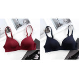 2Pcs/Set Padded Bras For Women Push Up Bra Underwear Non-wire Brassiere Sexy Lingerie Solid Color 3/4 Cup Comfort Intimates