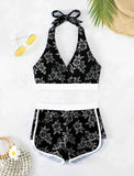 2026 High Waist Bikinis Women Padded Halter Swimwear Female Sexy Sporty Swimsuit Bathers Bathing Swimming Swim Suit Beachwear