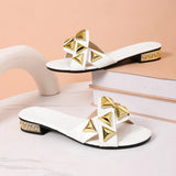 Women Shoes Ladies Flip Flops Designer Outside Female Slippers Summer New Luxury Sandals Fashion Walking Open Toe Slides