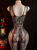 Hot Porn Sexiest Bodysuits Transparent Bodystocking Crotchless Teddies Full Body Sexy Lingerie Women Stripper Erotic Sex Costume