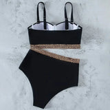 2025 Sexy Push Up Bra Cup Bikinis High Waist Bikini Female Swimsuit Women Swimwear Two-pieces Bikini set Bathing Suit Swim Lady