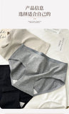 Pure cotton seamless underwear for girls mid-waist sweat-absorbent, breathable and anti-bacterial cotton crotch sports briefs
