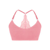 Sexy Women Underwear Backless Ribbed Bras Female Brassiere Breathable Camisole New Fashion Lingerie Solid Wireless Ladies Bras