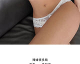 French Sexy Lace Bra for Small Boobs, Wirefree Bralette Ultra Thin, Light Support Traceless Bra Women White Lingerie Set MOYISU