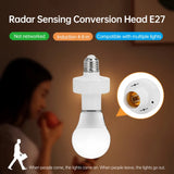 360 Degrees PIR Human Induction Motion Sensor LED Night Lamp Socket Base E27 AC 85-265V Delay Time Adjustable Switch