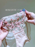 Women's low-waist underwear transparent breathable quick-drying girl's briefs