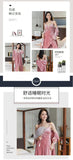 Gold velvet pajamas, autumn and winter sexy suspender nightgown, nightgown set with chest pad, large size home clothes