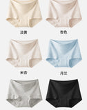 Women's Seamless Underwear, Plus Size Medium Waist Briefs, Breathable and Comfortable Cotton Crotch Panties