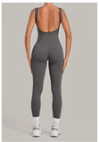 Women's Seamless Yoga Jumpsuits Fitness Sports Hip-lifting Beauty Back Sleeveless One-Piece Training Workout Running Bodysuits