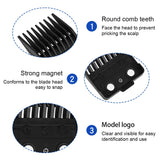 Hair Clipper Magnet Limit Guide Comb for Trimmer Universal Cutting Guide Comb Haircut Tool Professional H Limit comb storage box