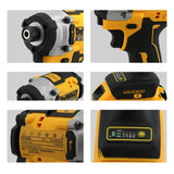 Dewalt DCF860 Cordless Brushless Electric Screwdriver Impact Function 20V Battery 282N.m Lightweight at 1kg Electric Power Tool