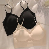 MOYISU Slim Back Bras Women with Small Breasts Gathered Up To Close The Breast with A Backless Bra Cover Without Underwire