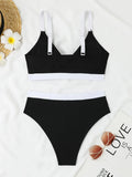 2026 Strappy Bikini High Waist Swimsuit Women Sexy Solid Swimwear Female Bathers Swimming Bathing Swimming Swim Suit Beachwear
