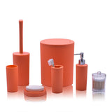 Modern Plastic Bathroom Accessories Set With Soap Dish And Toothbrush Holder