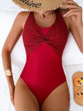 2026 Sexy Strappy Swimsuit One Piece Solid Swimwear Women Bathers Bathing Swimming Swim Suit Female Summer Beachwear